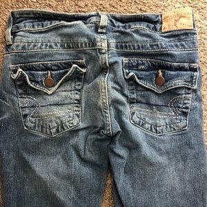 American Eagle Rhinestone Pocket Jeans